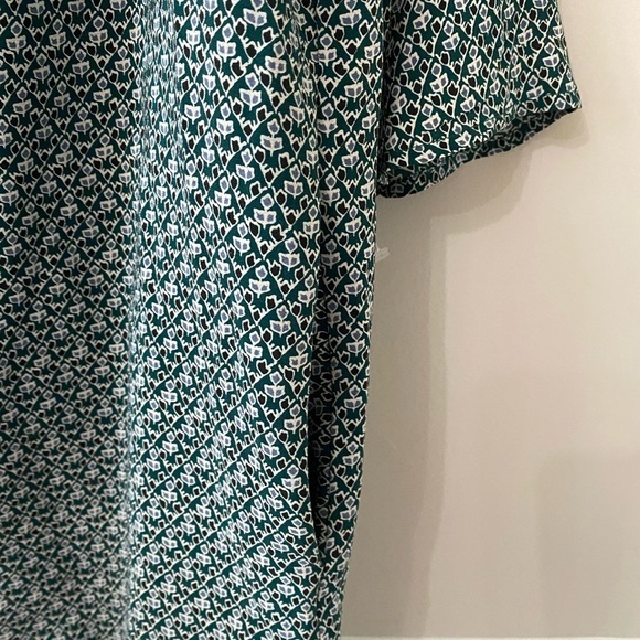 Madewell Starland Bell Sleeve Silk Dress - Picture 3 of 9